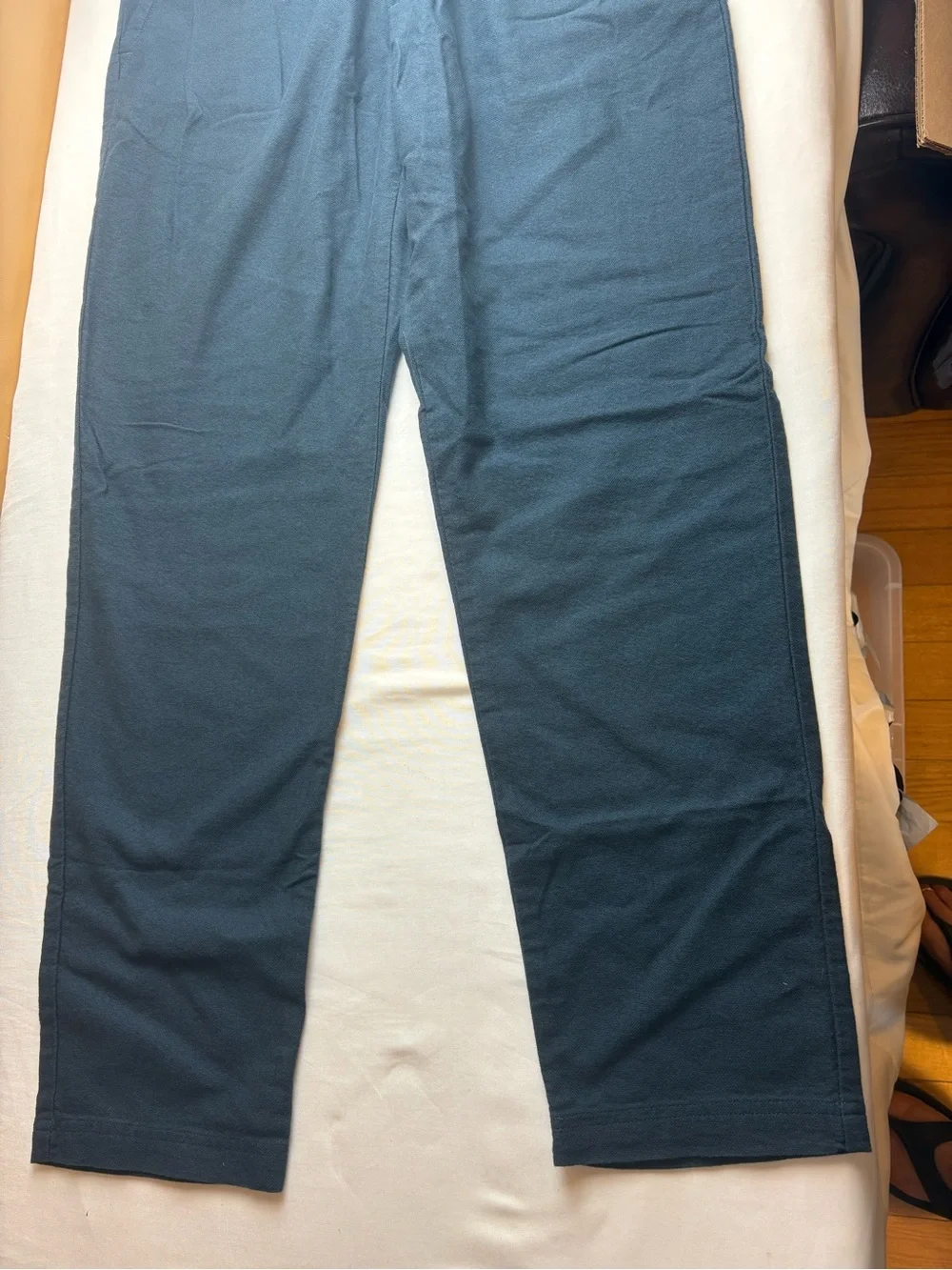 Vintage Teal Drawstring Joggers